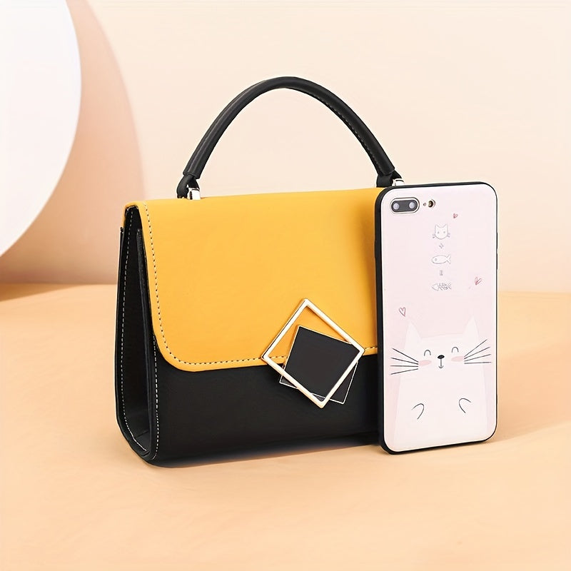 Casual PU Leather Crossbody Bag Women's Shoulder Bag