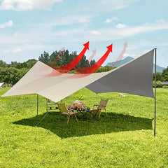 Waterproof Canopy Sun & Rain Protection for Outdoor Camping