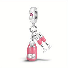 Silvery Beer Bucket Champagne Cup Beads for Snake Pattern Bracelets