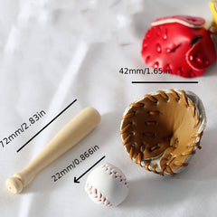 3 Pcs Outdoor Mini Baseball Softball Set - Sports Leisure Supplies