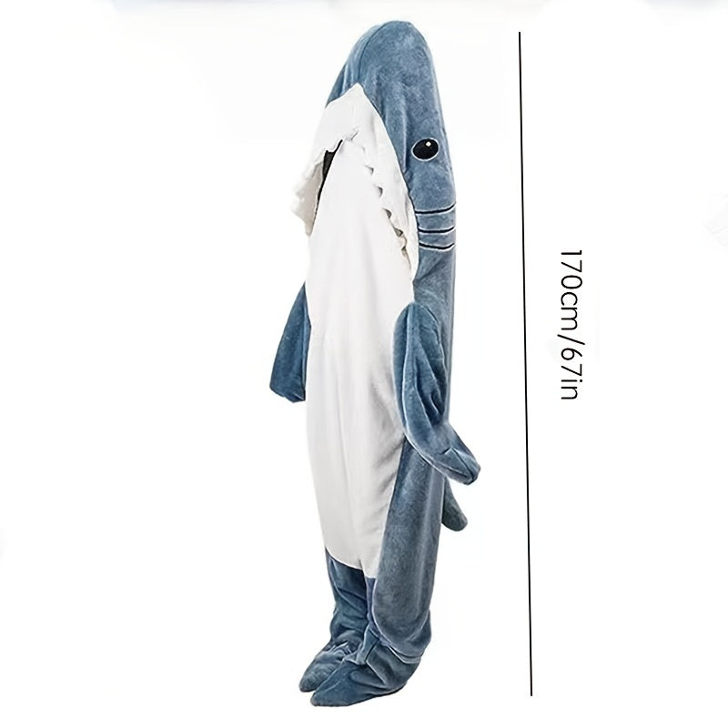 Shark Blanket Soft Flannel Warm Sleeping Bag
