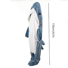 Shark Blanket Soft Flannel Warm Sleeping Bag