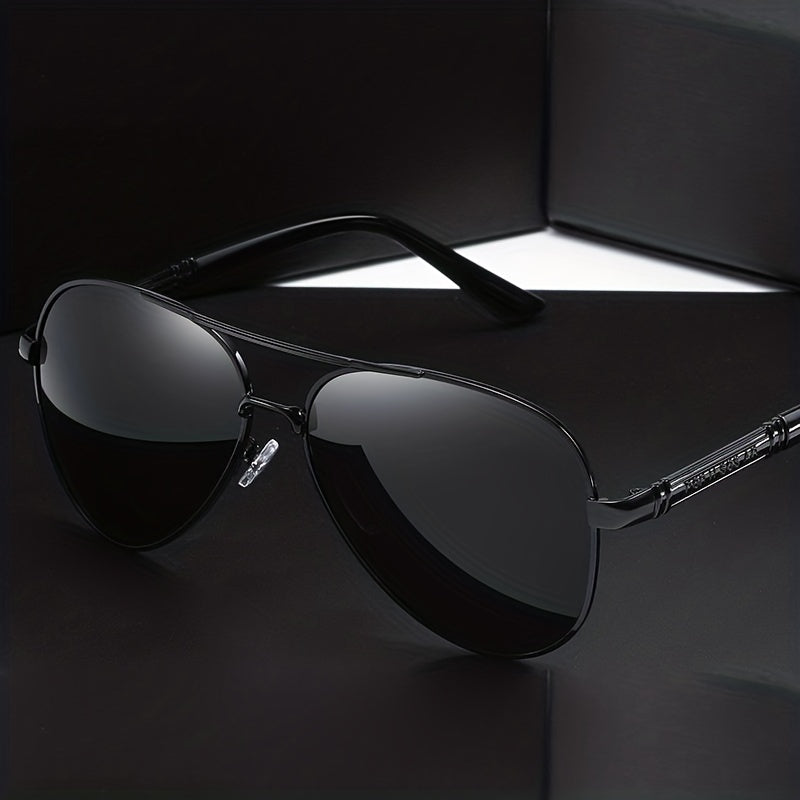 Men's Polarized Driving Sunglasses UV Protection Large Frame