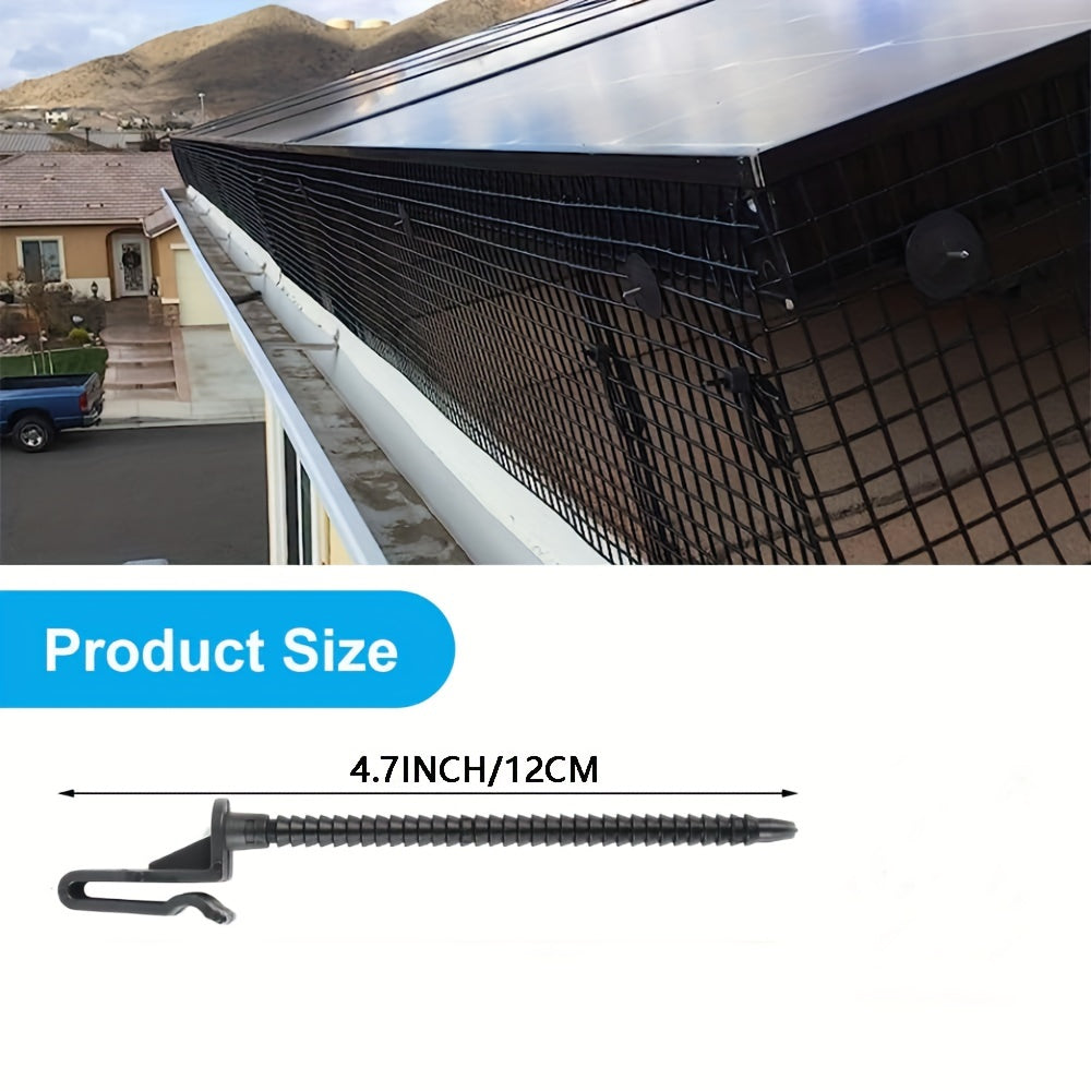 Solar Panel Guard Clips Bird Critter Guard Fastener Clips For Mesh Animal Guard