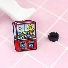 Egg Game Console Brooch with Creative Twist