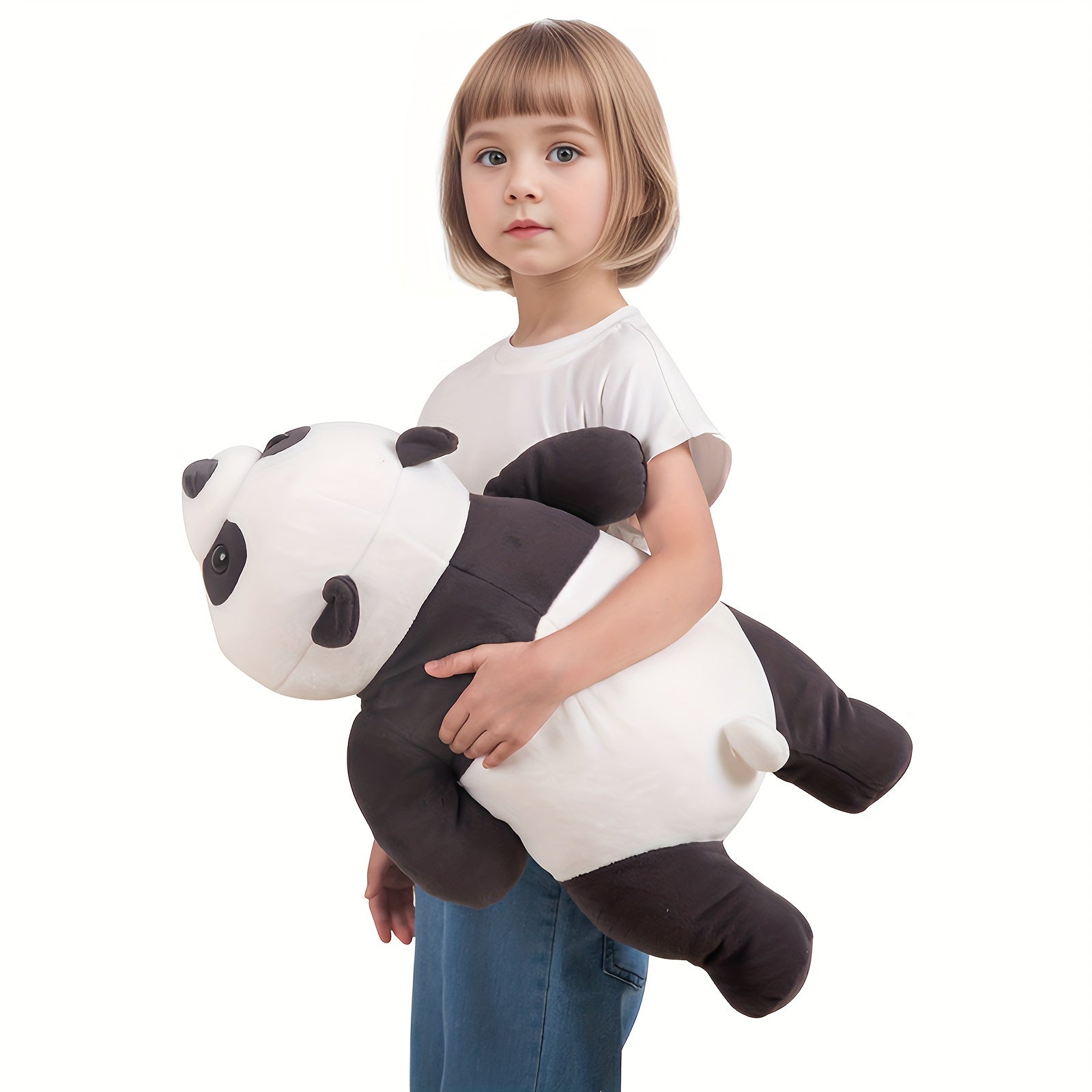 Large Panda Plush Toy & Pillow - Ideal Kids Gift - Cozy & Soft