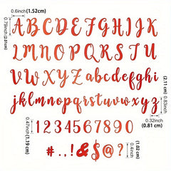 70pcs Number Cutting Dies for DIY Scrapbook Card Making