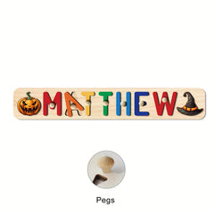 Custom 3D Name Puzzle for Kids Personalized Wooden Toy