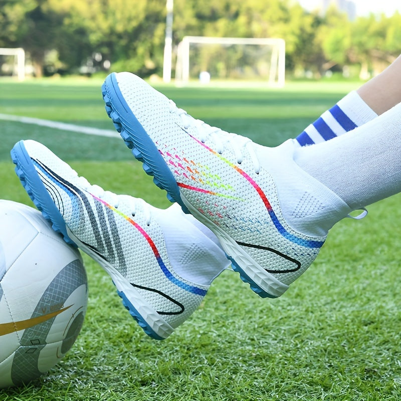 Low Top Turf Football Boots Lace Up TF Soccer Cleats