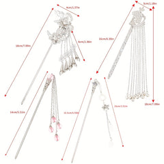 Tassel Decor Hollow Hair Pin Wedding Headwear