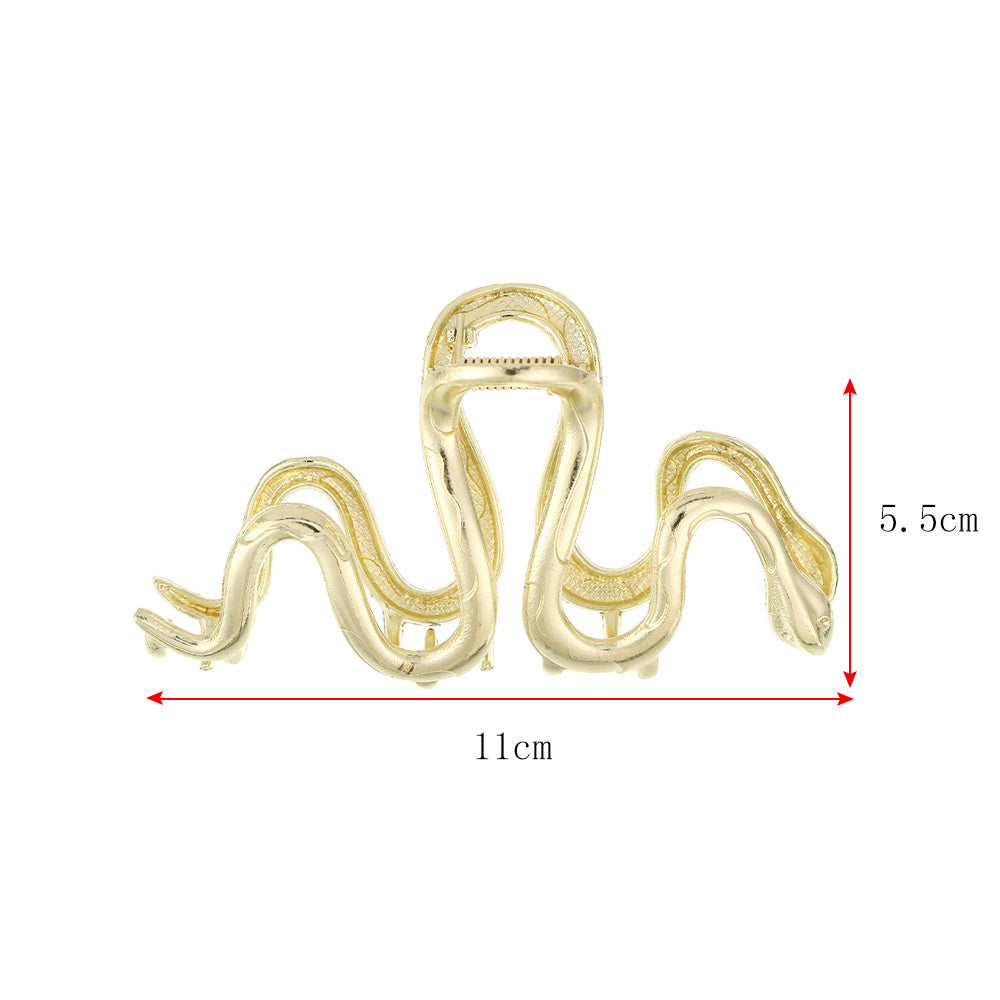 Snake Shaped Alloy Hair Clip