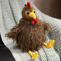 28Cm Chicken Plush Toy Rooster Shape Soft Comfortable Home Decoration Birthday