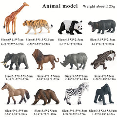 Farm Wild Animal Figures Set Lion Tiger Shark Dog & Ocean Models