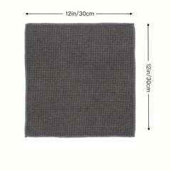 6pcs Waffle Cleaning Towels Reusable Absorbent Microfiber Cloths