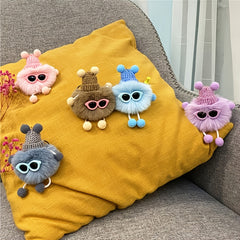 Plush Monster Dust Bunny Elf Snap Hook Key Chain Gift
