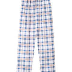 Plaid Pajama Bottoms Colorblock Comfort Loose Long Pants Women's Loungewear