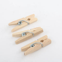 50pcs Colorful Wooden Clip for DIY Crafts and Photo Storage