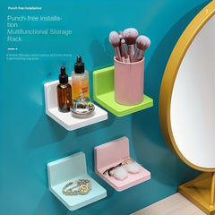 Suction Cup Wall Mount Storage Rack for Kitchen Bathroom