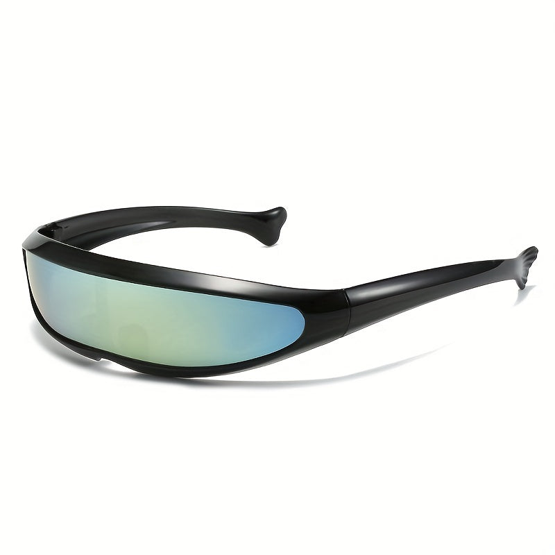 Unisex Dolphin Sunglasses Fish Shaped Glasses for Outdoor Sports