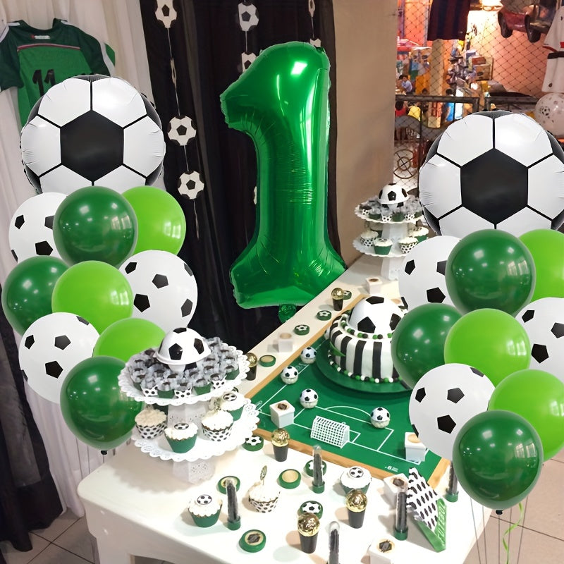 Football Theme 81 Balloon Set Birthday Party Decorations