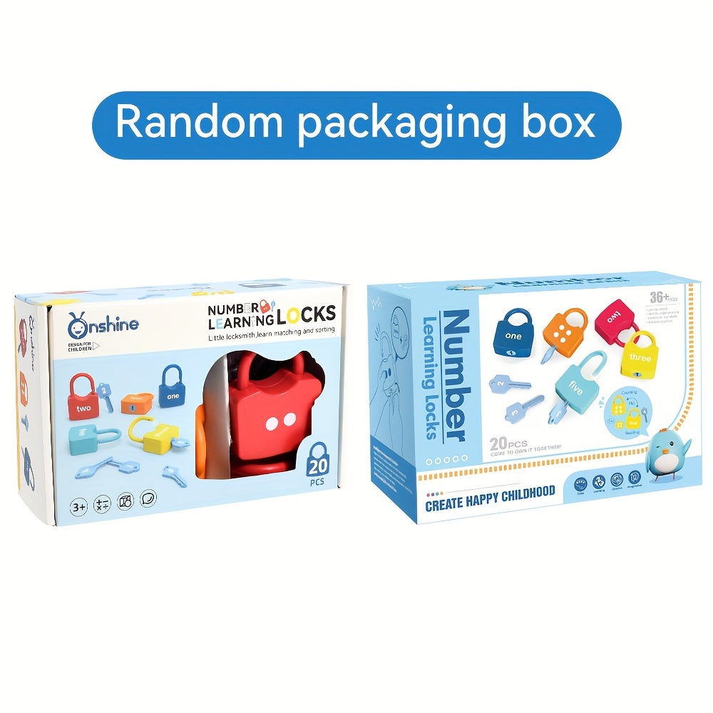 Number & Letter Pairing Unlock Puzzle Game for Kids