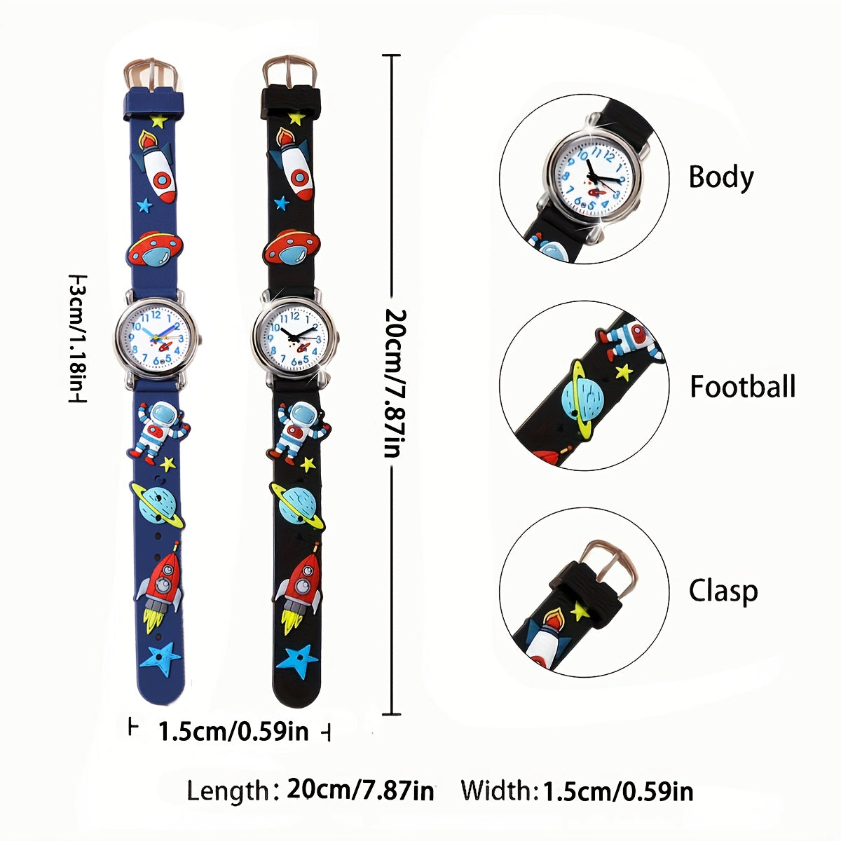 Astronaut Ship Pattern Watch
