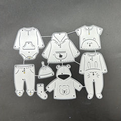 Boys Clothes DIY Metal Embossing Scrapbooking Cutting Die