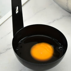 Stainless Steel Egg Poacher with Hook for Even Egg Cooking