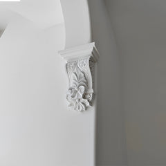 Gypsum Beam Support Roman Column Head Arch Decorations