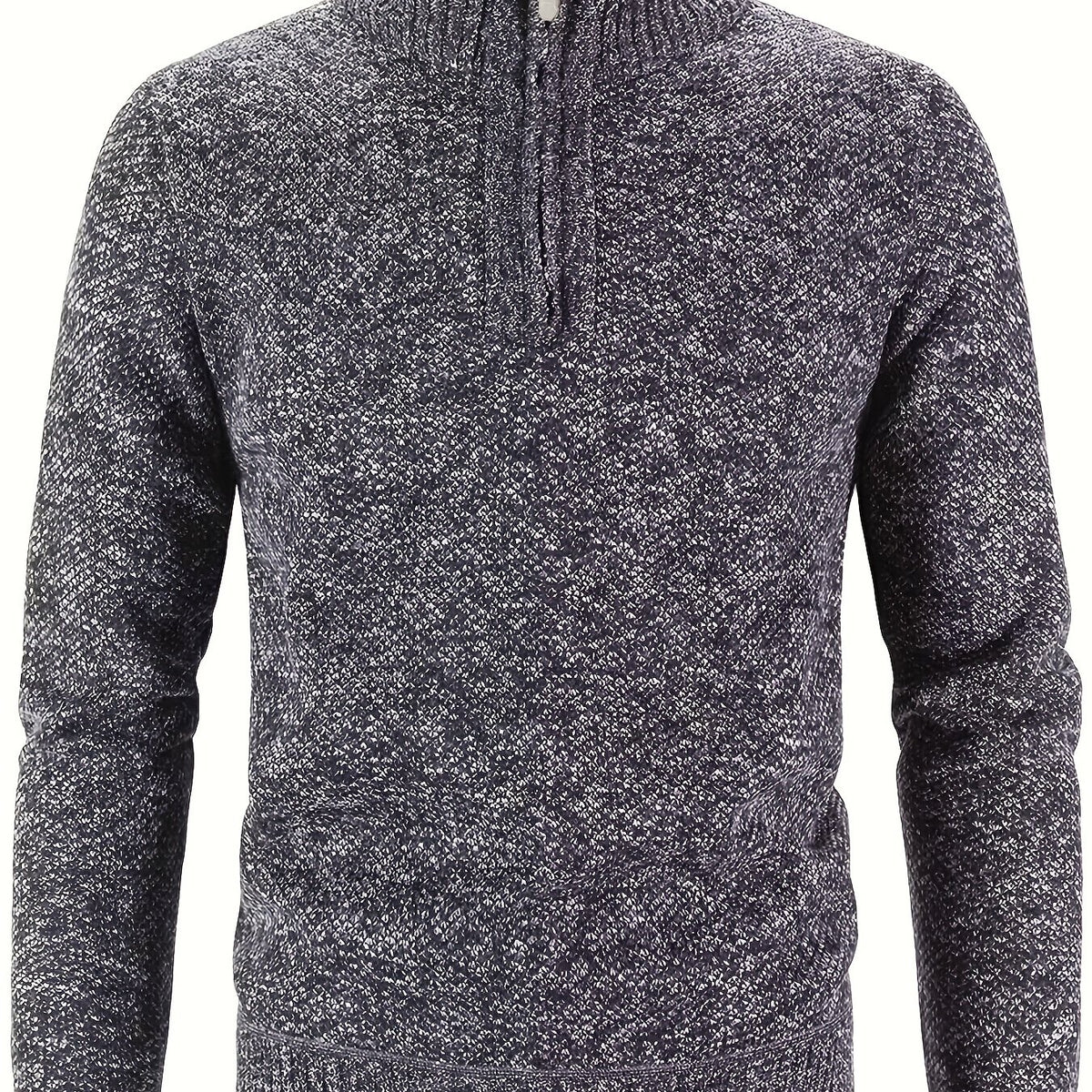 Men's Soft Touch Quarter Zip Sweater Thermal Jumper