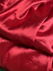  Satin Bat Sleeve Maxi Caftan Dress