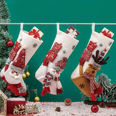 Christmas Socks Candy Gift Toy Bag Decoration Party Accessories