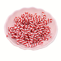10pcs Christmas Candy Crutches DIY Jewelry Crafts Arts Supplies