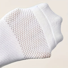 Comfy Solid Socks 2 Pairs Breathable Women's Stockings & Hosiery