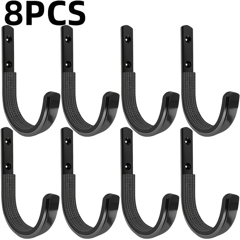 Durable Archery Wall Mount Hooks Soft Padded Stainless Steel Screws