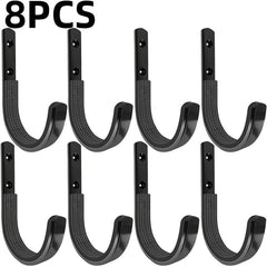 Durable Archery Wall Mount Hooks Soft Padded Stainless Steel Screws