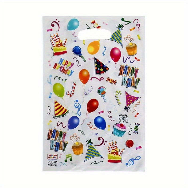 20pcs Happy Birthday Pearlescent Candy Bags