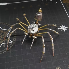 Steampunk Spider Watch Movement 3D Metal Puzzle DIY Handcrafted Bronze Model Kit