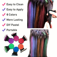 Hair Chalk Temporary DIY Hair Product Y2K Washable Temporary Hair Dye
