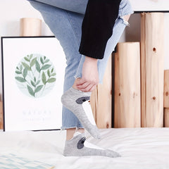 5 Pairs Cute Animal Print Low Cut Socks Women's Stockings