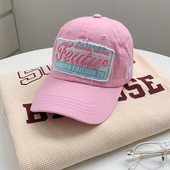 Y2K Letter Embroidered Baseball Cap Cotton Patch Sports Hat