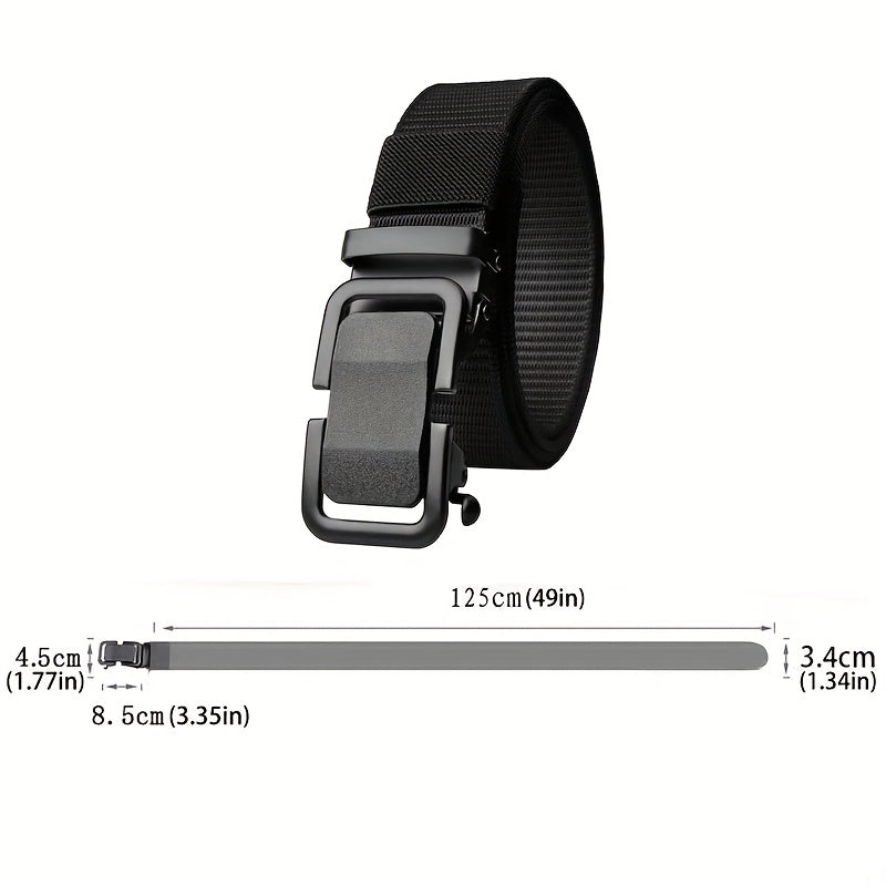 Men's Tactical Belt Metal Buckle Quick Release Military Belt