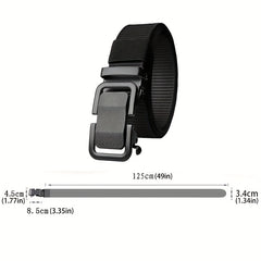 Men's Tactical Belt Metal Buckle Quick Release Military Belt