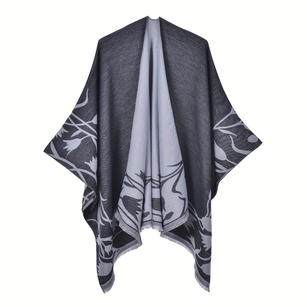 Double Large Shawl Classic Cashmere Tassel Warm Cape Scarf Blanket Wraps