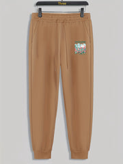 Tulip Print Men's Pants Drawstring Sweatpants Loose Casual Trousers