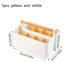 Marker & Pencil Organizer Box with Handle Durable Storage Solution