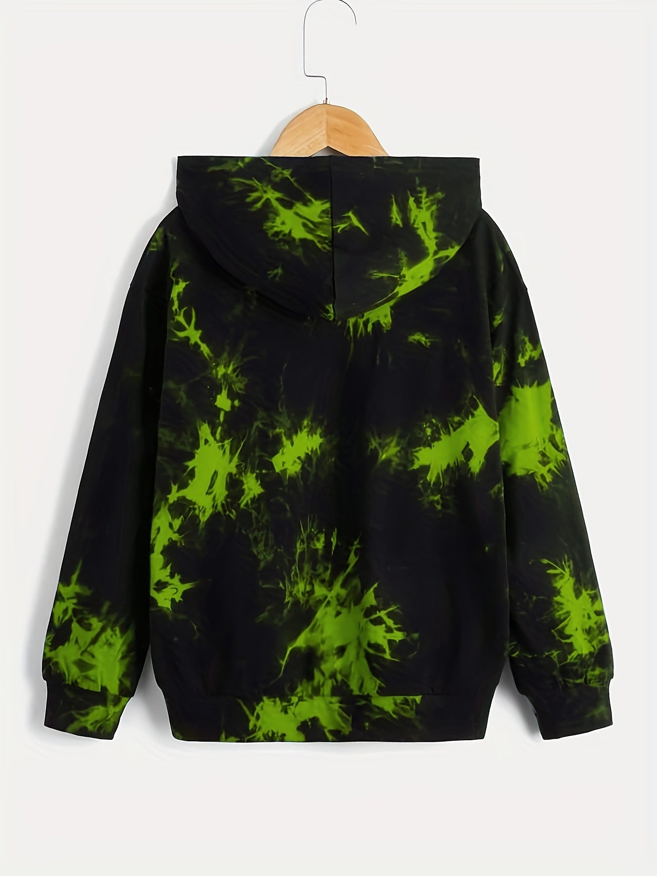 Boys Smudge Print Hoodie Pullover Top Sweatshirt