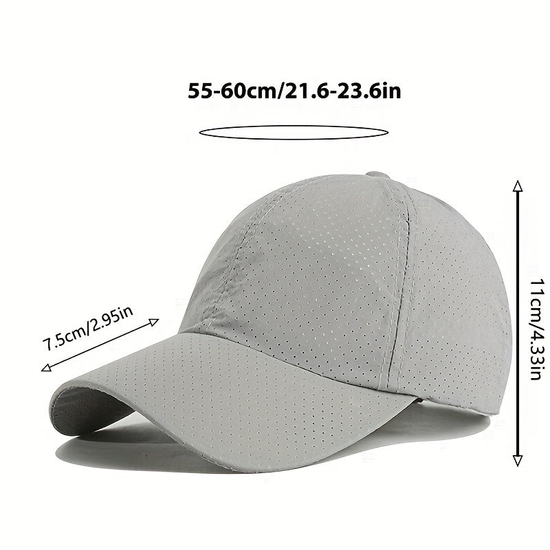 Breathable Quick Dry Baseball Cap for Men and Women Sun Protection