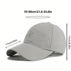 Breathable Quick Dry Baseball Cap for Men and Women Sun Protection