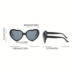 Heart Sunglasses For Women Men Y2K Funny Party Favors Decorative Glasses